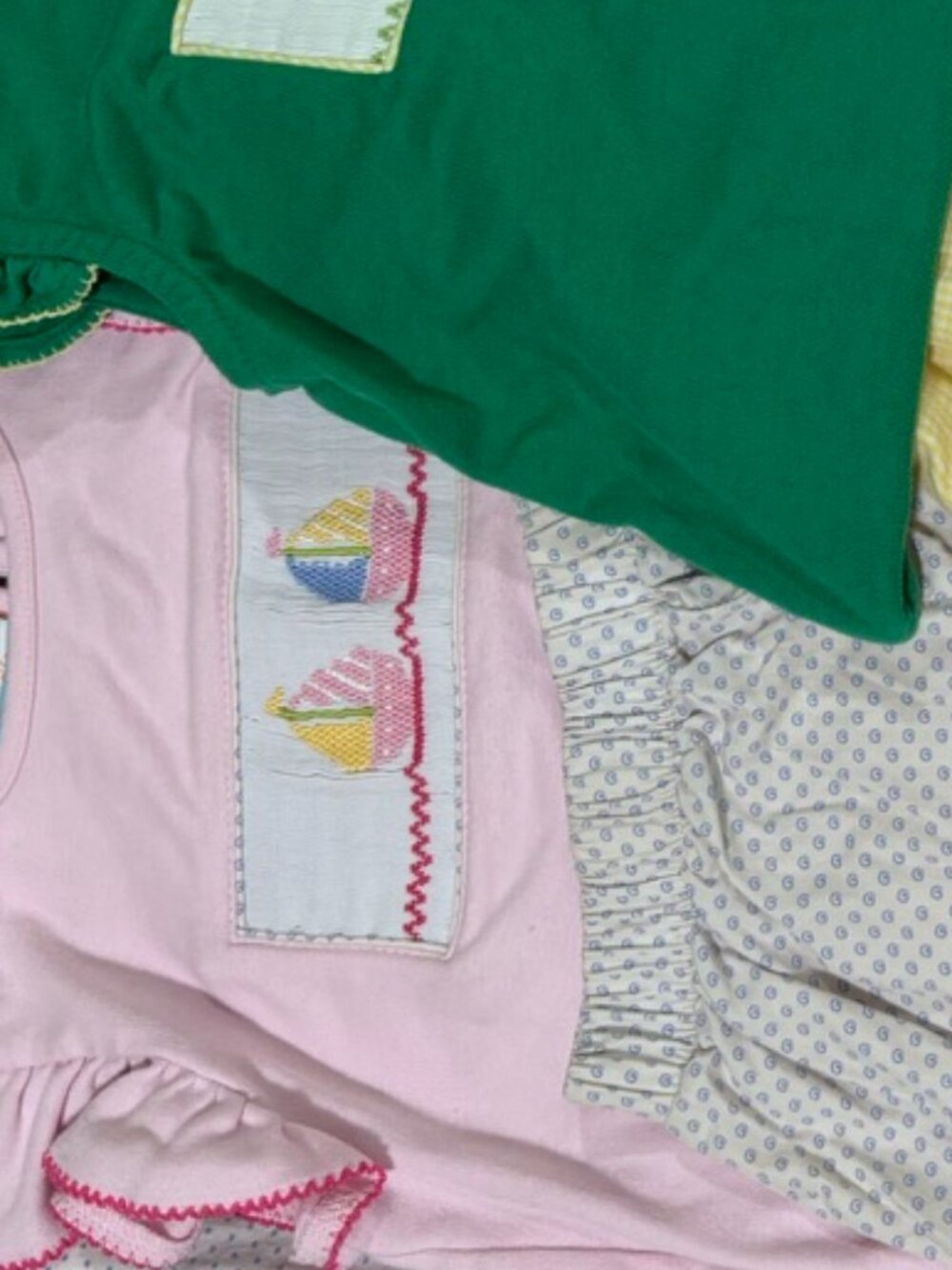 SAILBOAT smocked play set ONLY - Picture 3 of 4